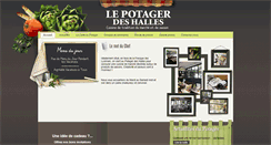 Desktop Screenshot of lepotagerdeshalles.com